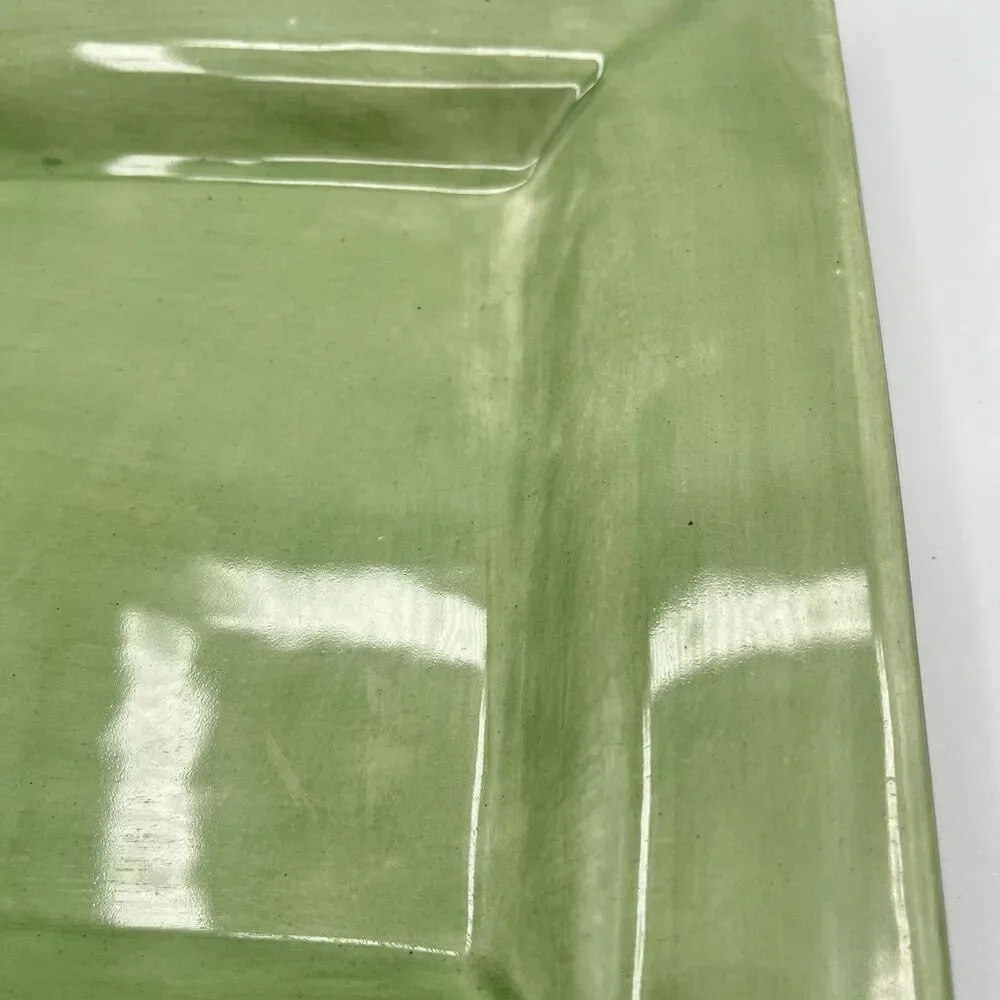 Sausalito Sage Green by Pottery Barn Square Dinner Plate All Sage Green